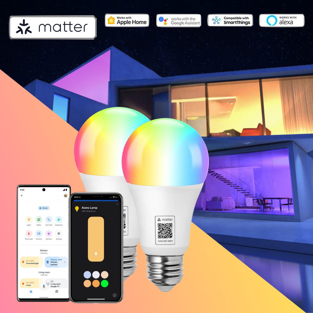 Homekit Matter 全新智能燈泡 - Nordeco HK