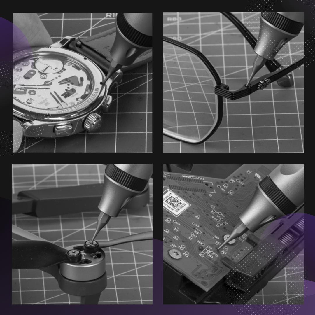 靜音多功能電動螺絲批套裝 - Nordeco HK