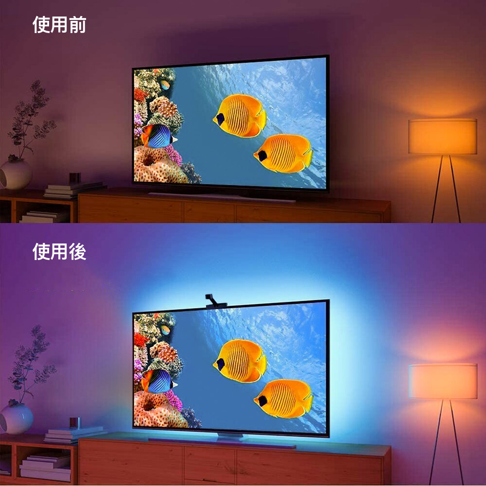 Nordeco RGBIC 電視背景燈帶(色彩同步鏡頭版本) - Nordeco HK