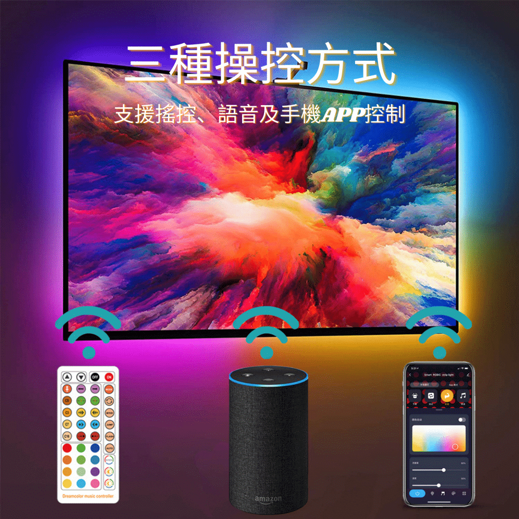 Nordeco RGBIC 幻彩智能燈帶 (Tuya版本)支持Alexa及Google助手 - Nordeco HK