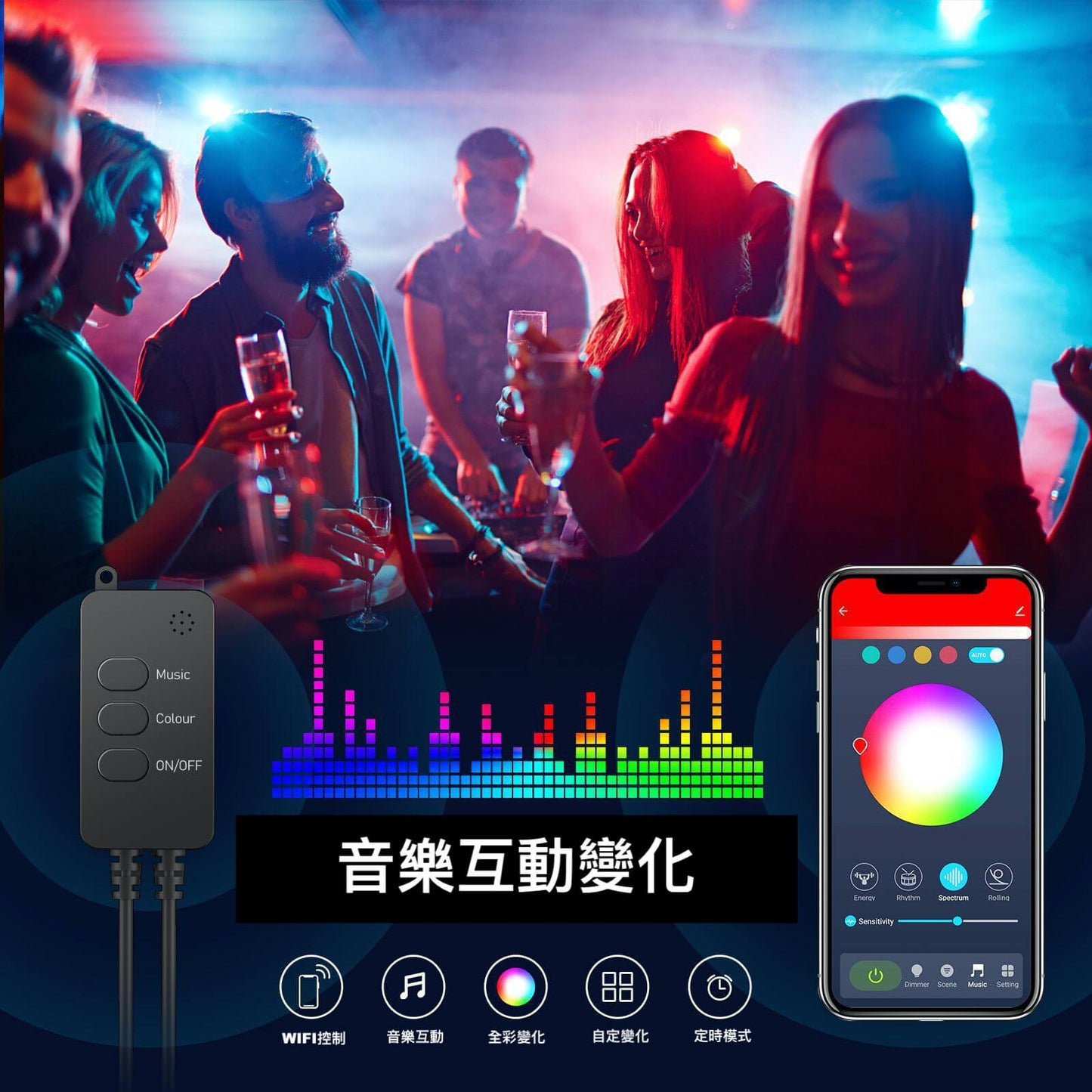 Nordeco 幻彩裝飾燈串(WIFI 智慧款) - Nordeco HK