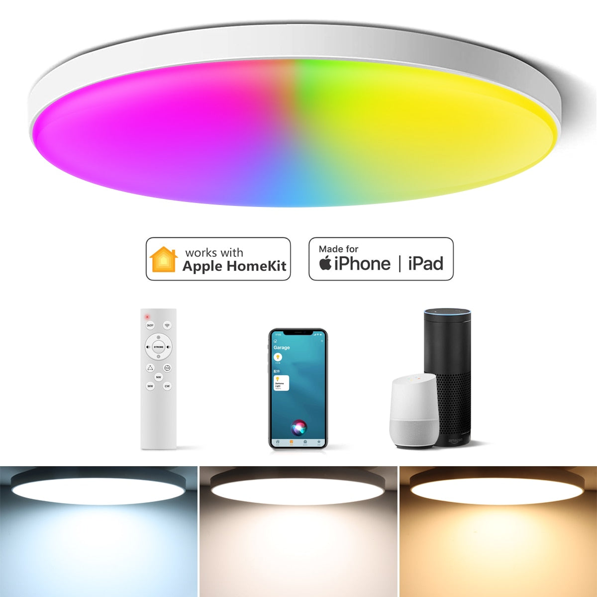 Homekit 智慧LED 吸頂燈 (全新直連升級款) - Nordeco HK