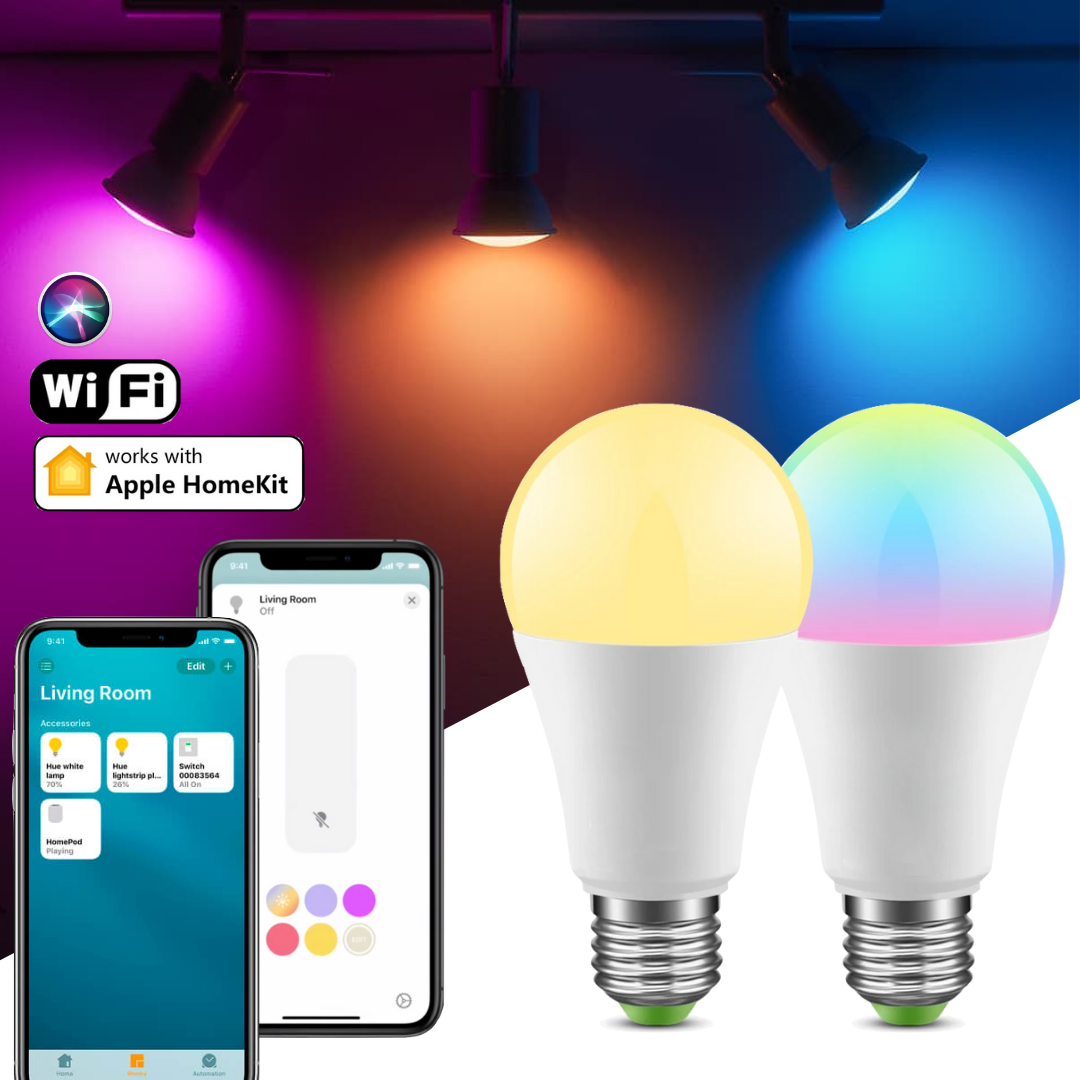 Homekit RGB 智能燈泡 (9W 全新直連升級款) - Nordeco HK