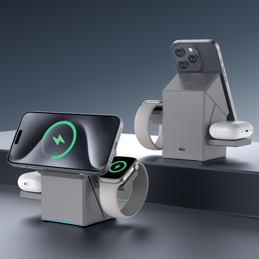 Qi2三合一無線充電器 - Nordeco HK