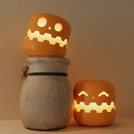 Ghost pumpkin night light