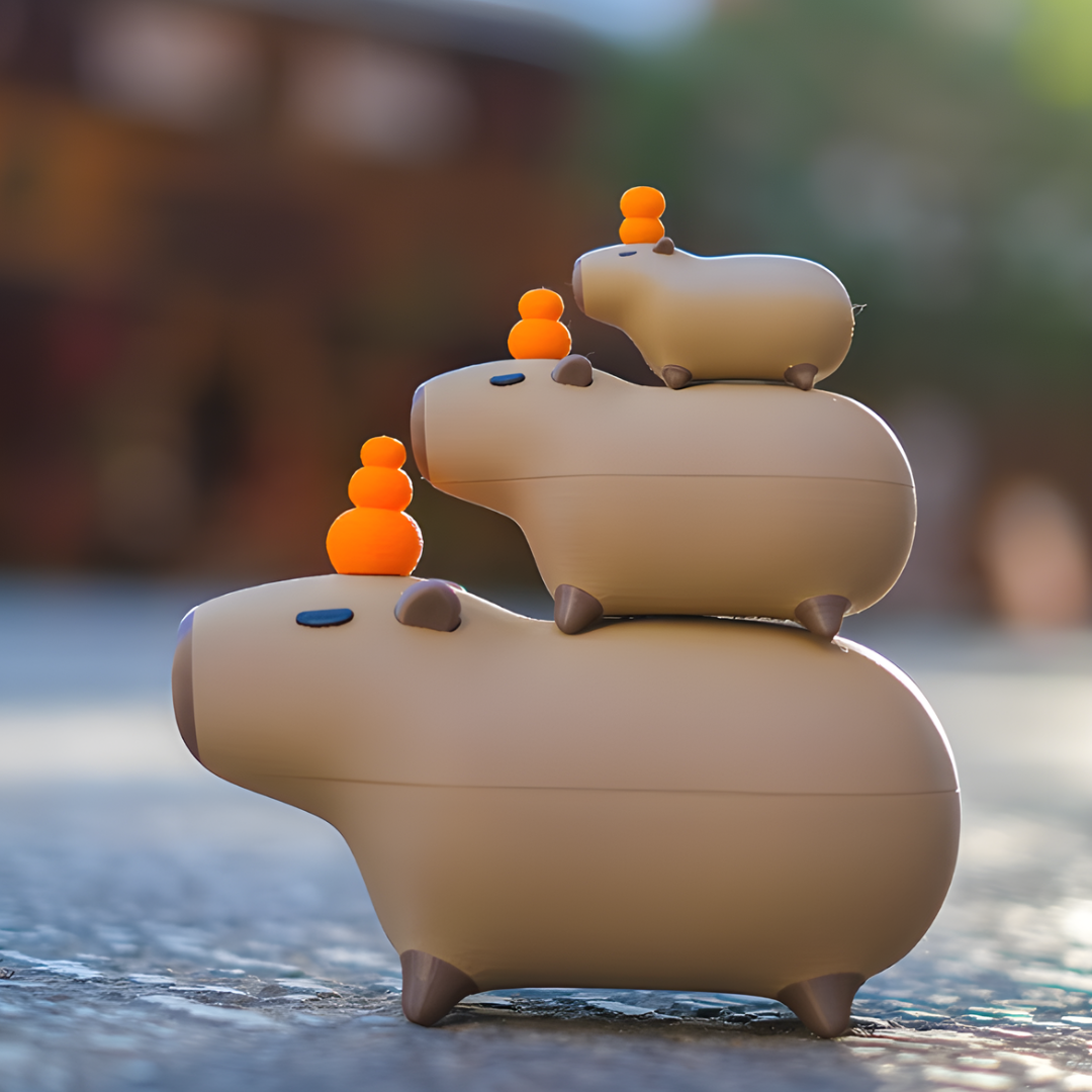 3D列印卡皮巴拉小夥伴系列 - Nordeco HK