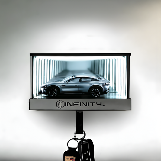 1:64 無限鏡車模展示盒鑰匙架