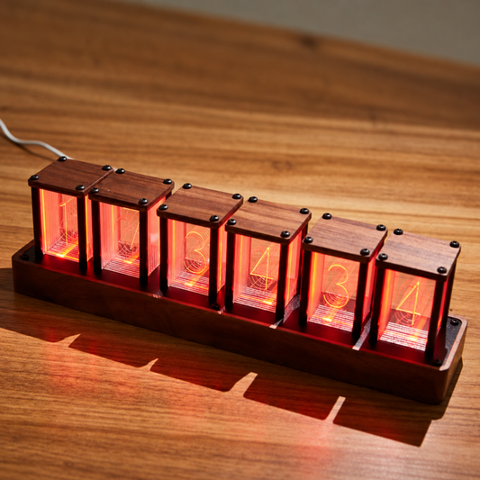 六管擬輝電子光管時鐘
