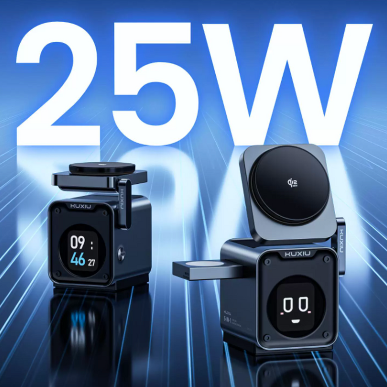 25W 最大輸出與多設備充電展示