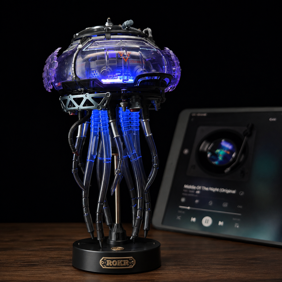 CyberJelly 機械水母磁懸浮積木模型主圖