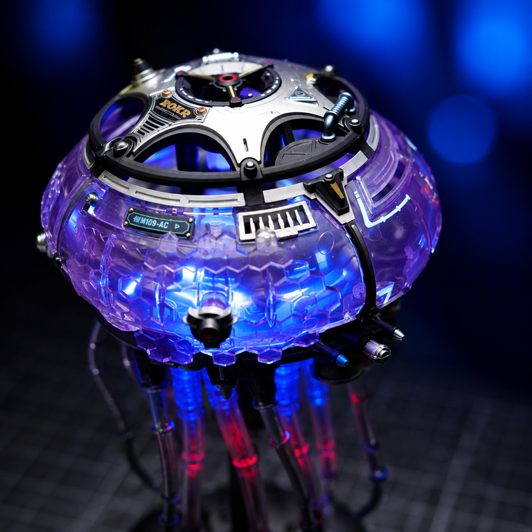 CyberJelly 燈效與機械觸手展示