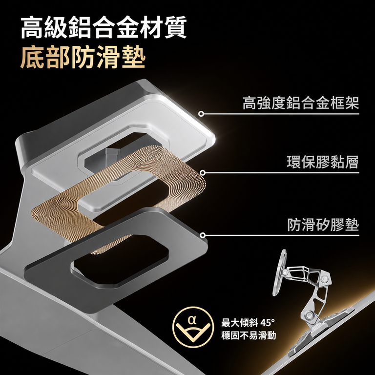 Peakstand 桌面磁吸支架使用說明