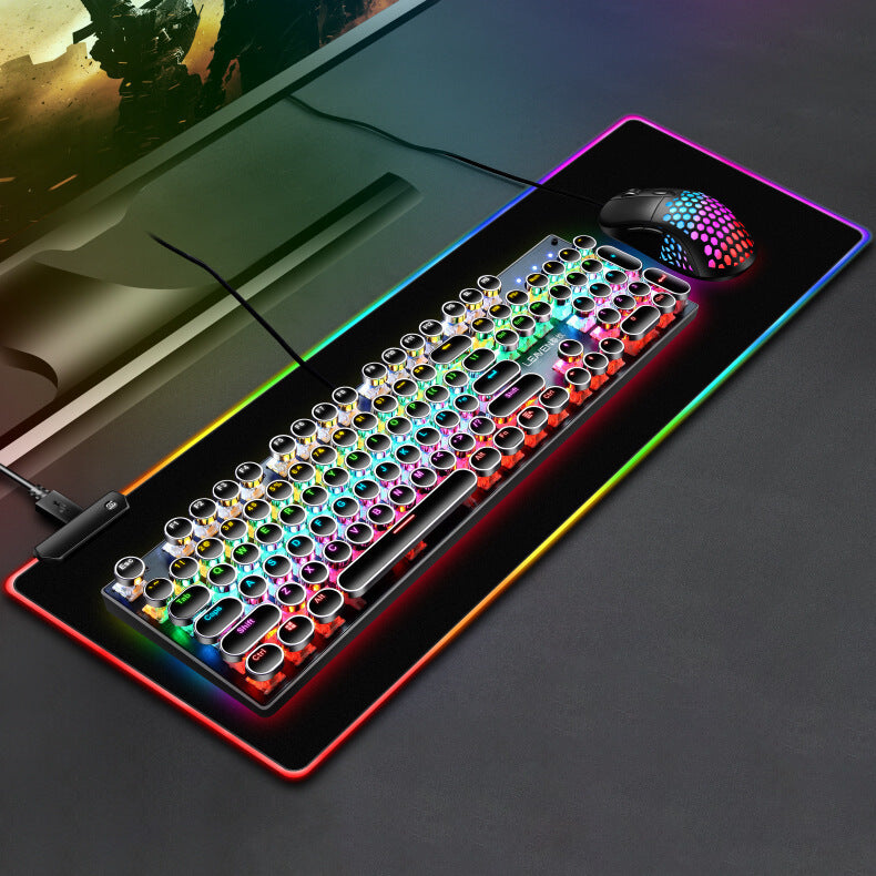 RGB 變色橡膠滑鼠墊 - Nordeco HK