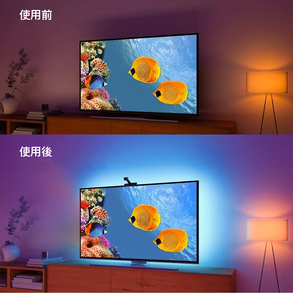 Nordeco RGBIC 電視背景燈帶（色彩同步鏡頭版本） - Nordeco HK
