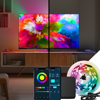 Nordeco RGBIC 電視背景燈帶（光色同步HDMI版本） - Nordeco HK