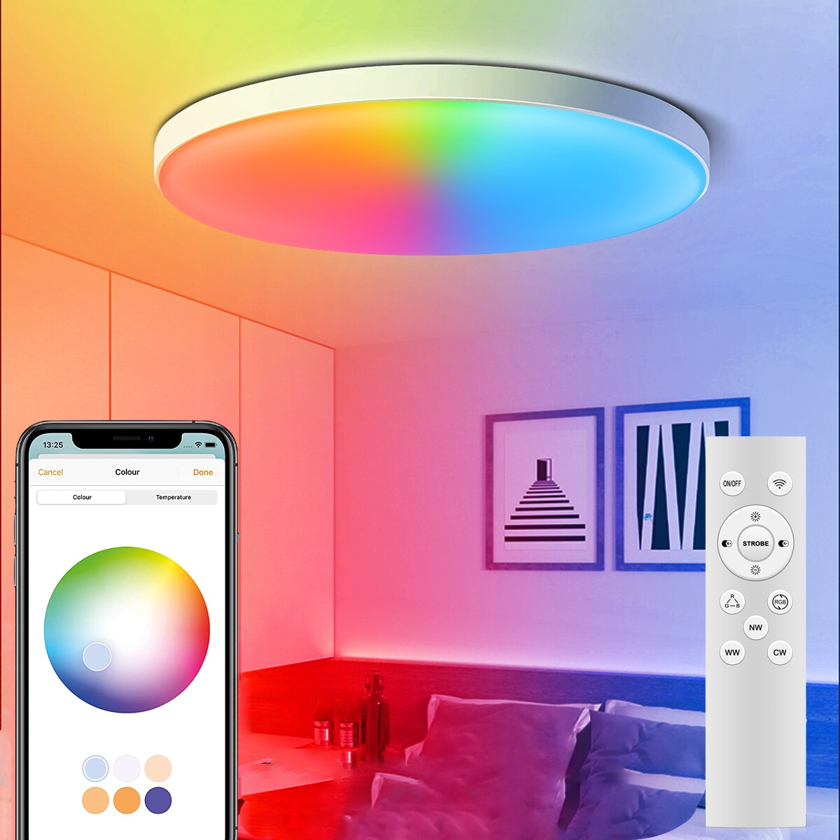 Homekit 智慧LED 吸頂燈 (全新直連升級款) – Nordeco HK